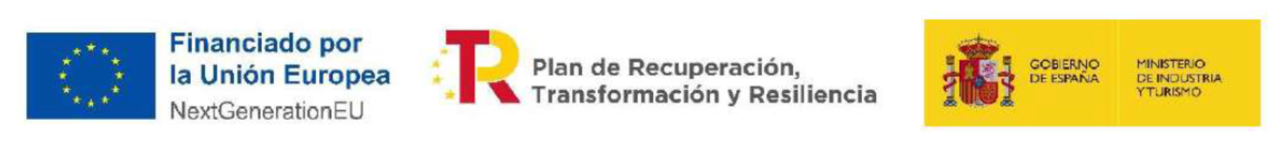 European Union, Recovery Plan, and Spanish Government funding logos